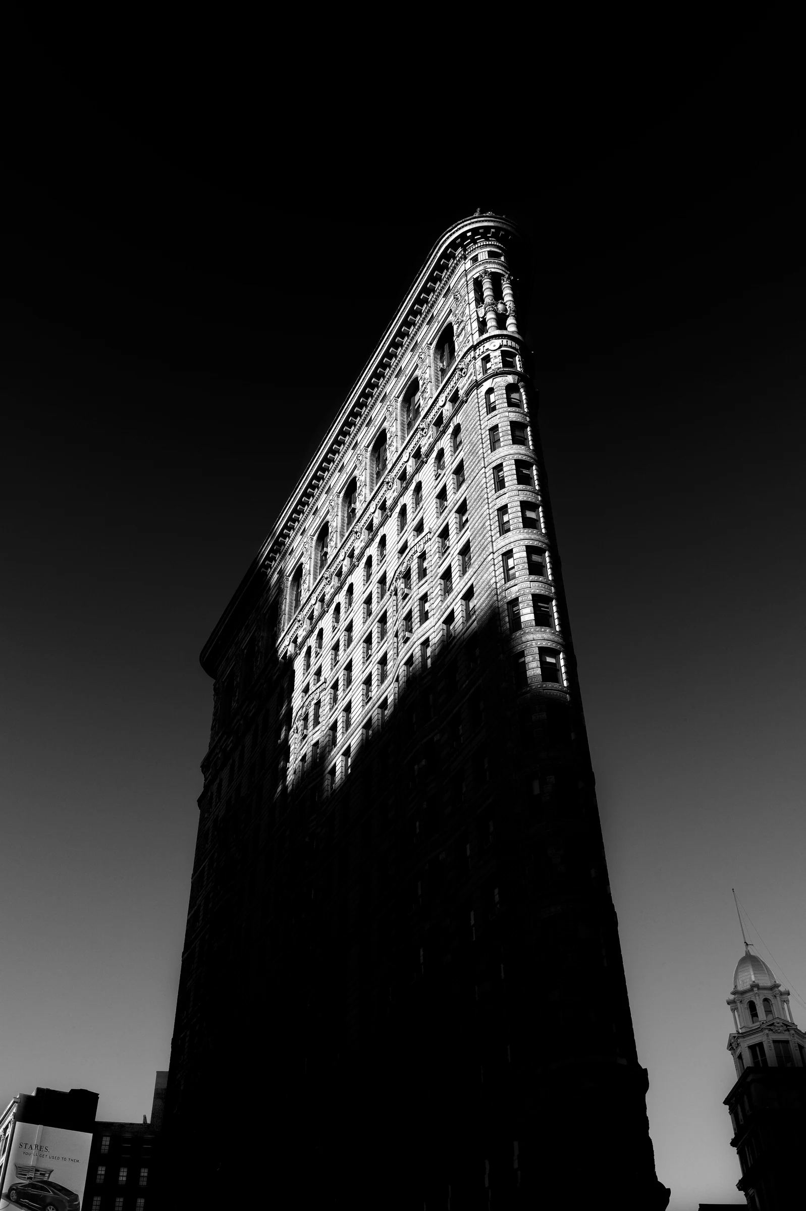 Flatiron Building viewed from street level